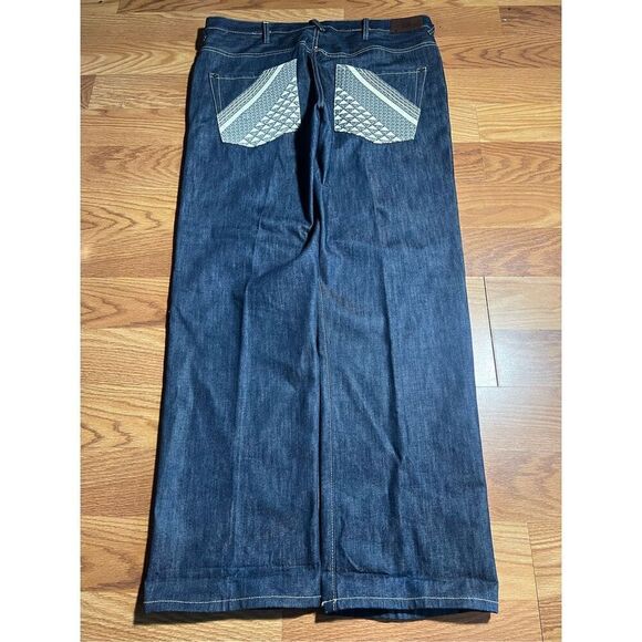 Vintage Y2K Sean John Geometric Wideleg Jeans - Picture 1 of 6